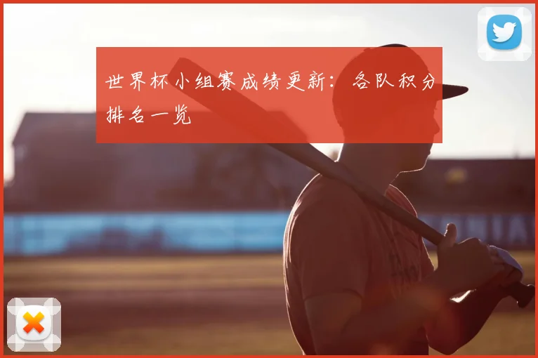 世界杯小组赛成绩更新:各队积分排名一览